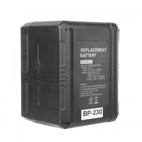 Pin V-mount 230Wh nicefoto ZF-BP230